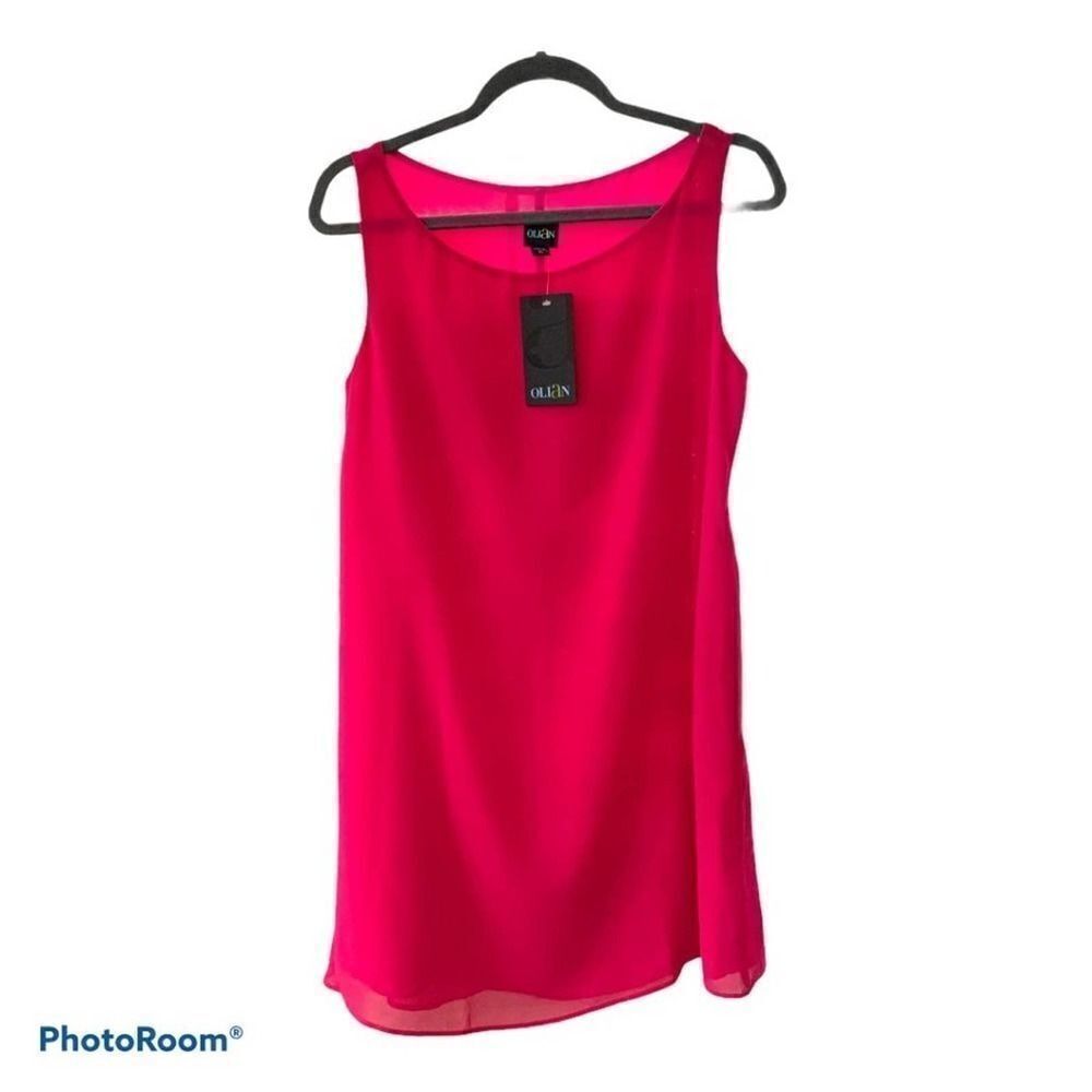 Olian Womens Sleeveless Round Neck Maternity Dress